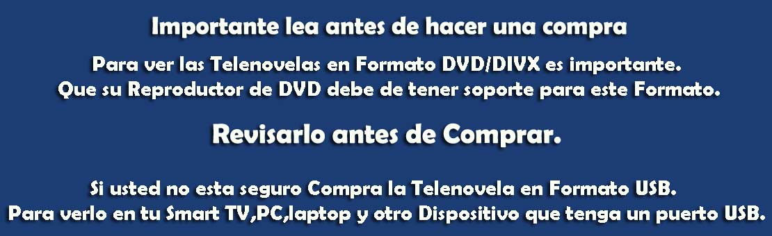 Todas las Telenovelas disponibles en USB - Solo aqui por www.Telenovelas.nl